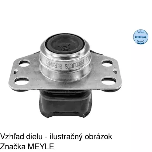 Silentblok motora SC-39 /POLCAR/ - obr. 3