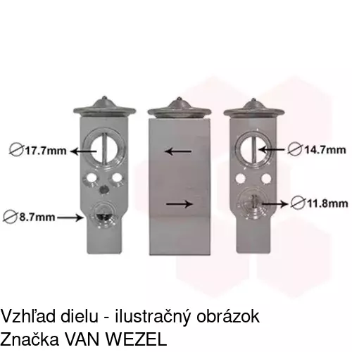 Expanzný ventil TSP0585053 /POLCAR/ - obr. 4