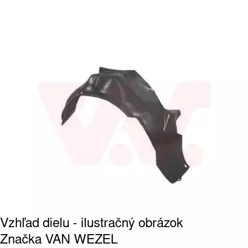 Podblatník (plast) 1308FL-1 /POLCAR/ - obr. 1