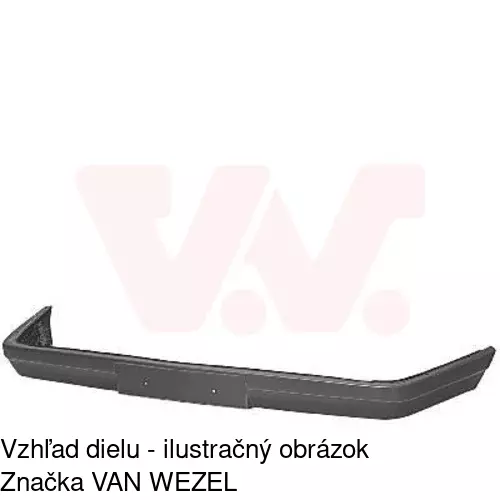 Predný nárazník POLCAR 131507