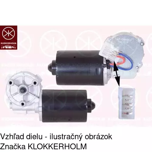 Motorček stieračov POLCAR 1315SWP2