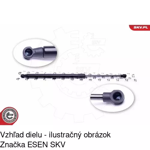 Plynová pružina 1323AB2 /POLCAR/ - obr. 4