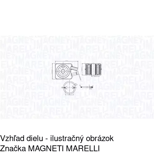 Chladiče oleja POLCAR 1323L81X
