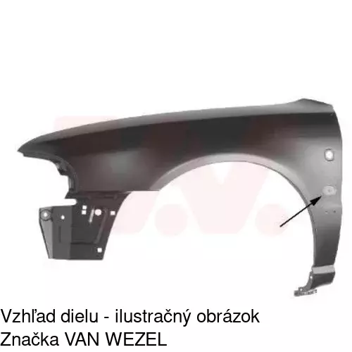 Predný blatník 132401 /POLCAR/ - obr. 2