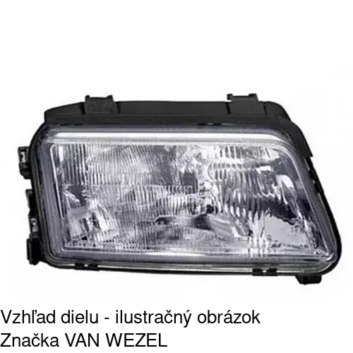 Hlavný reflektor 132410-E /POLCAR/ - obr. 4