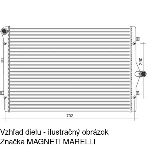 Chladiče vody 133108A4 /POLCAR/ - obr. 3