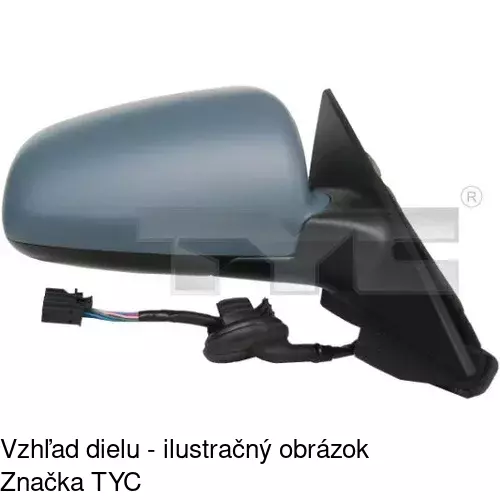 Vonkajšie zrkadlo POLCAR 1331527E