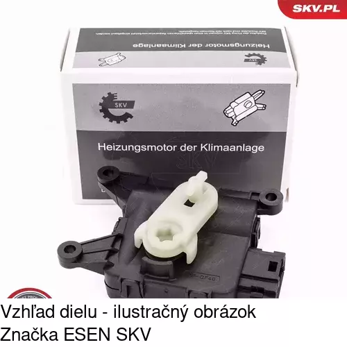 Motorček kúrenia 1331SN1X /POLCAR/ - obr. 4