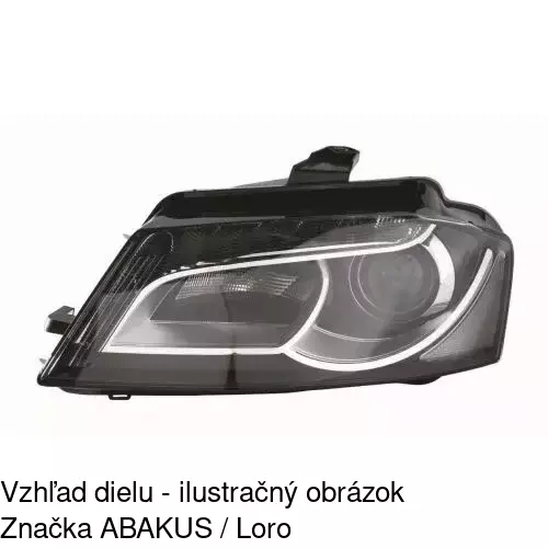 Hlavný reflektor 1332101H /POLCAR/ - obr. 2