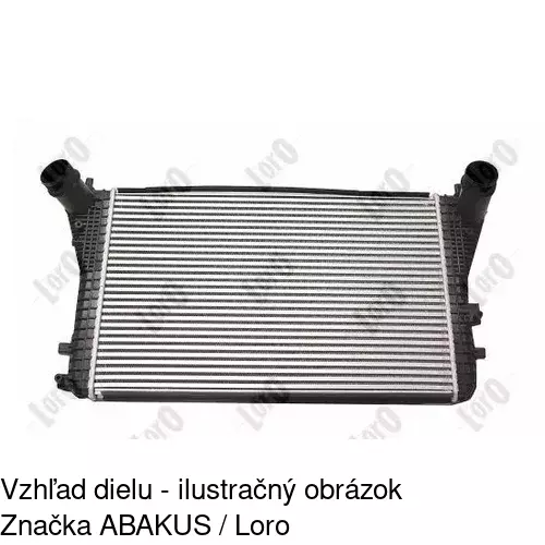 Chladiče vzduchu (Intercoolery) 1332J8-1 /POLCAR/ - obr. 3