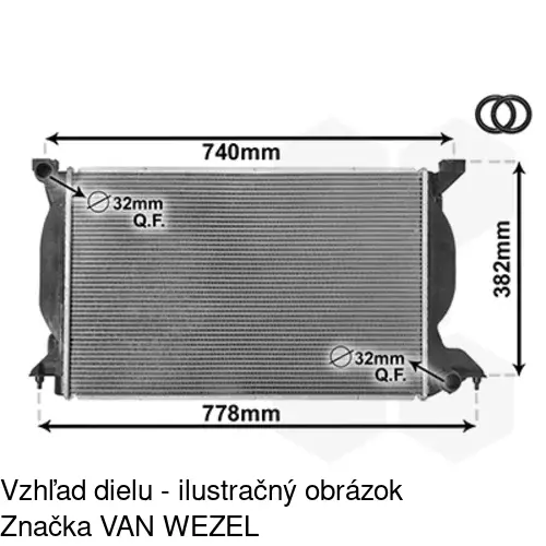 Chladiče vody 133408-6 /POLCAR/ - obr. 2