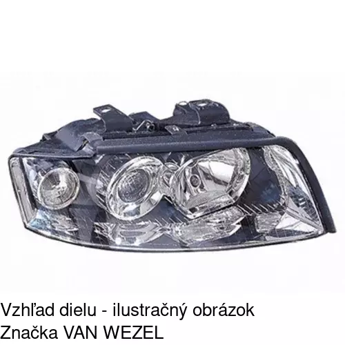 Hlavný reflektor 1334100E /POLCAR/ - obr. 4