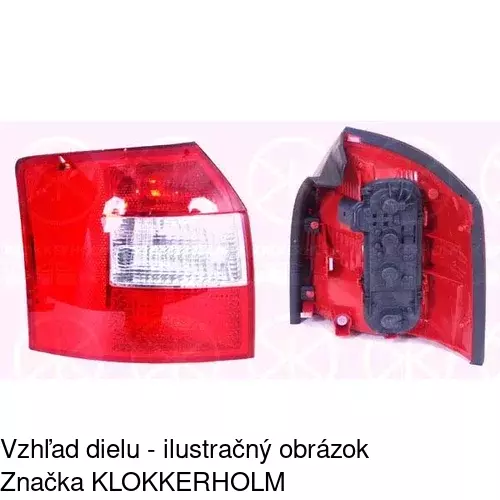 Zadné svetlo 1334871E /POLCAR/ - obr. 1