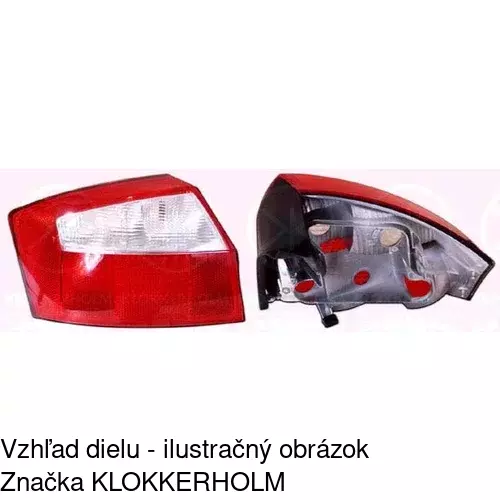 Zadné svetlo 1334880E /POLCAR/ - obr. 1