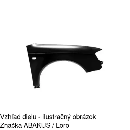 Predný blatník 133502-J /POLCAR/ - obr. 1