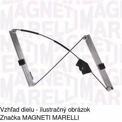 Mechanizmus sťahovania okna elektrický bez motora 1335PSG2E /POLCAR/ - obr. 1