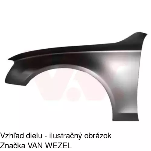 Predný blatník 133701-J /POLCAR/ - obr. 3