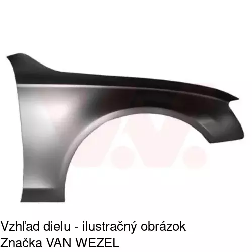 Predný blatník 133702 /POLCAR/ - obr. 2