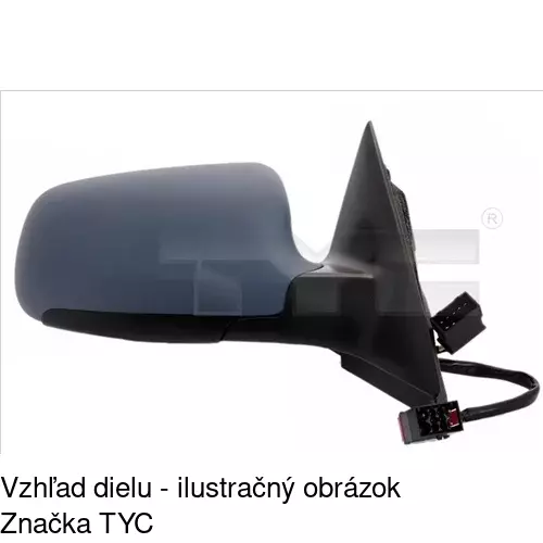 Vonkajšie zrkadlo 1338515M /POLCAR/