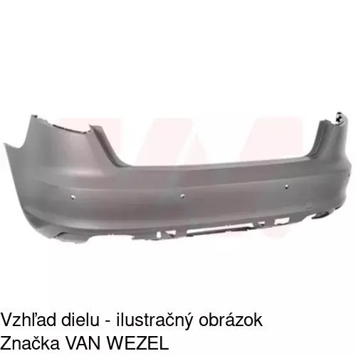 Zadný nárazník 13C196 /POLCAR/ - obr. 1