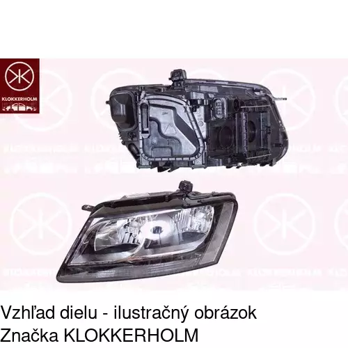 Hlavný reflektor POLCAR 13X209-V
