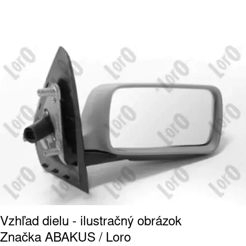 Vonkajšie zrkadlo 1402523M /POLCAR/ - obr. 2