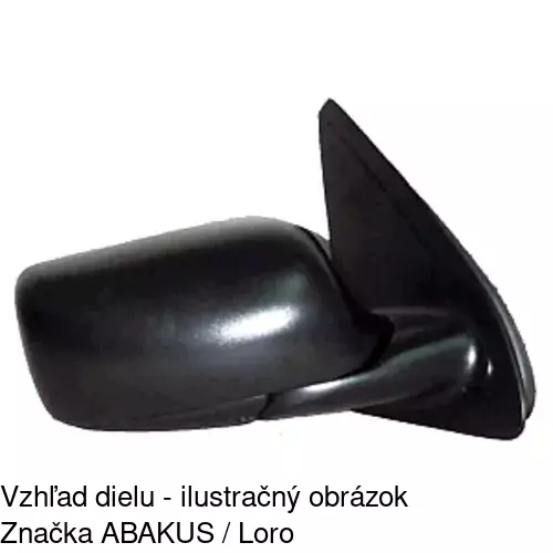 Vonkajšie zrkadlo 1402524E /POLCAR/ - obr. 1