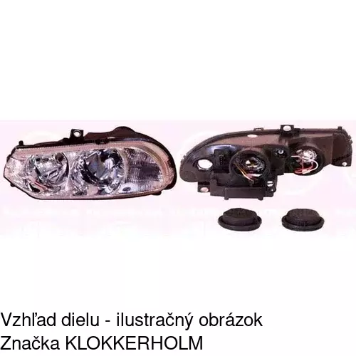 Hlavný reflektor 140810-E /POLCAR/ - obr. 2