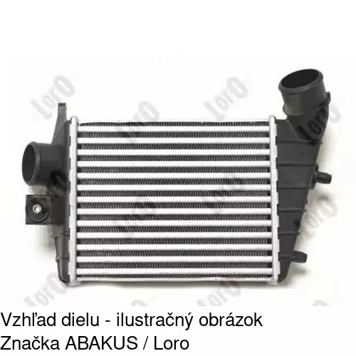 Chladiče vzduchu (Intercoolery) 1408J8-1 /POLCAR/ - obr. 3
