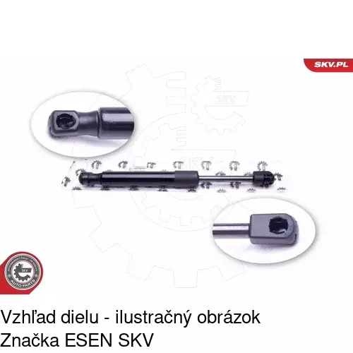 Plynová pružina 1411AB1 /POLCAR/ - obr. 4