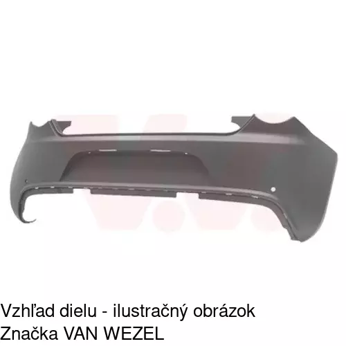 Zadný nárazník 142596-1 /POLCAR/ - obr. 1
