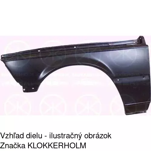 Predný blatník POLCAR 200402