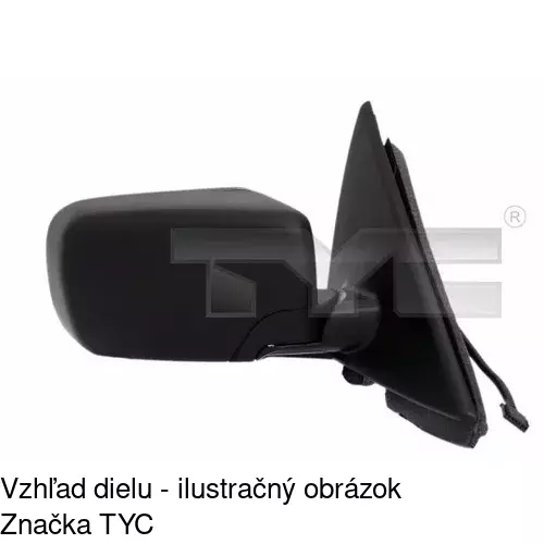 Rám vonkajšieho zrkadla 200854PM /POLCAR/ - obr. 2