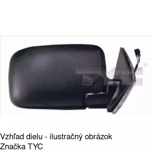 Vonkajšie zrkadlo 2015525M /POLCAR/ - obr. 2