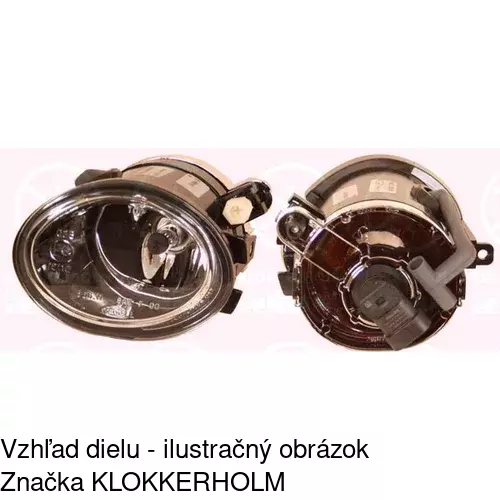 Hmlové svetlo - predné 201629AE /POLCAR/ - obr. 2