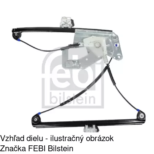 Mechanizmus sťahovania okna elektrický bez motora 2016PSG1 /POLCAR/ - obr. 4
