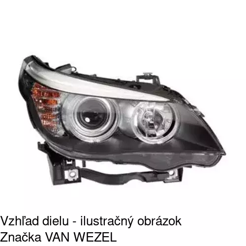 Hlavný reflektor 2017105E /POLCAR/ - obr. 2