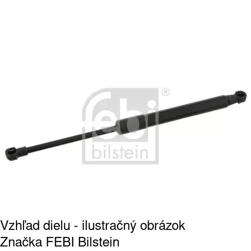 Plynová pružina 2017AS /POLCAR/ - obr. 2