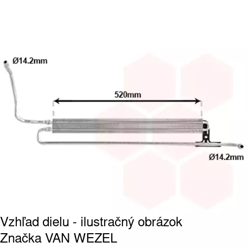 Chladiče oleja 2017L8-1 /POLCAR/ - obr. 1