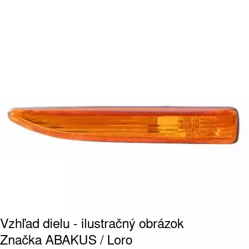 Bočná smerovka 2023196E /POLCAR/