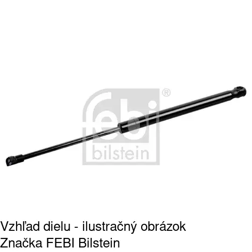 Plynová pružina 2030AB /POLCAR/ - obr. 1
