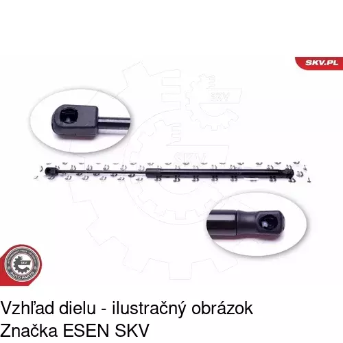 Plynová pružina 2040ABD /POLCAR/ - obr. 4