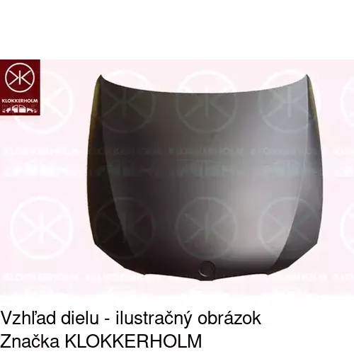 Kapota - poškodená POLCAR 204103UA