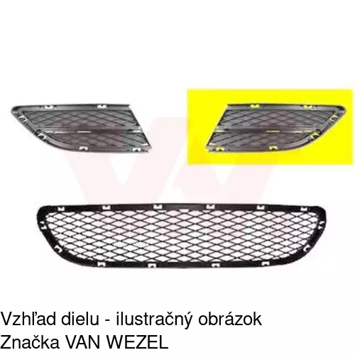Kryt v nárazníku POLCAR 204227-1