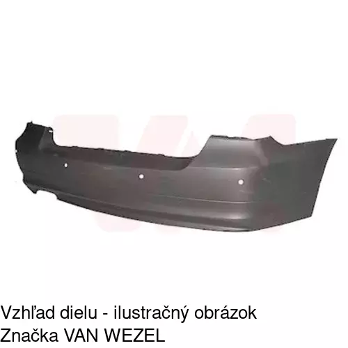 Zadný nárazník 204296-2 /POLCAR/ - obr. 1