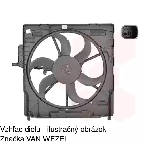 Ventilátory chladičov 205123W4 /POLCAR/ - obr. 2