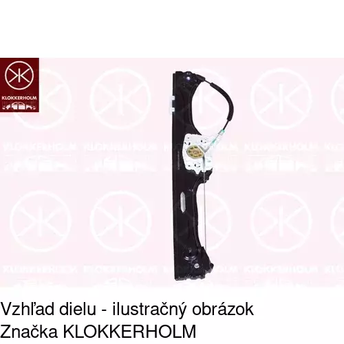 Mechanizmus sťahovania okna elektrický bez motora 2051PSG3 /POLCAR/