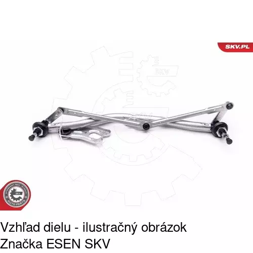 Náhon stieračov bez motora 2055MWP1 /POLCAR/ - obr. 4
