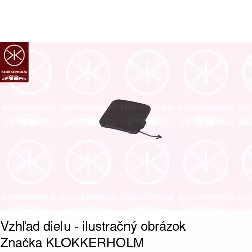 Záslepka ťažného háku 230107-9 /POLCAR/