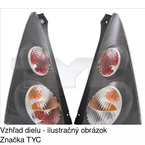 Zadné svetlo 2301880E /POLCAR/